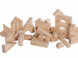 Wooden Blocks 3Cm 4Pcs