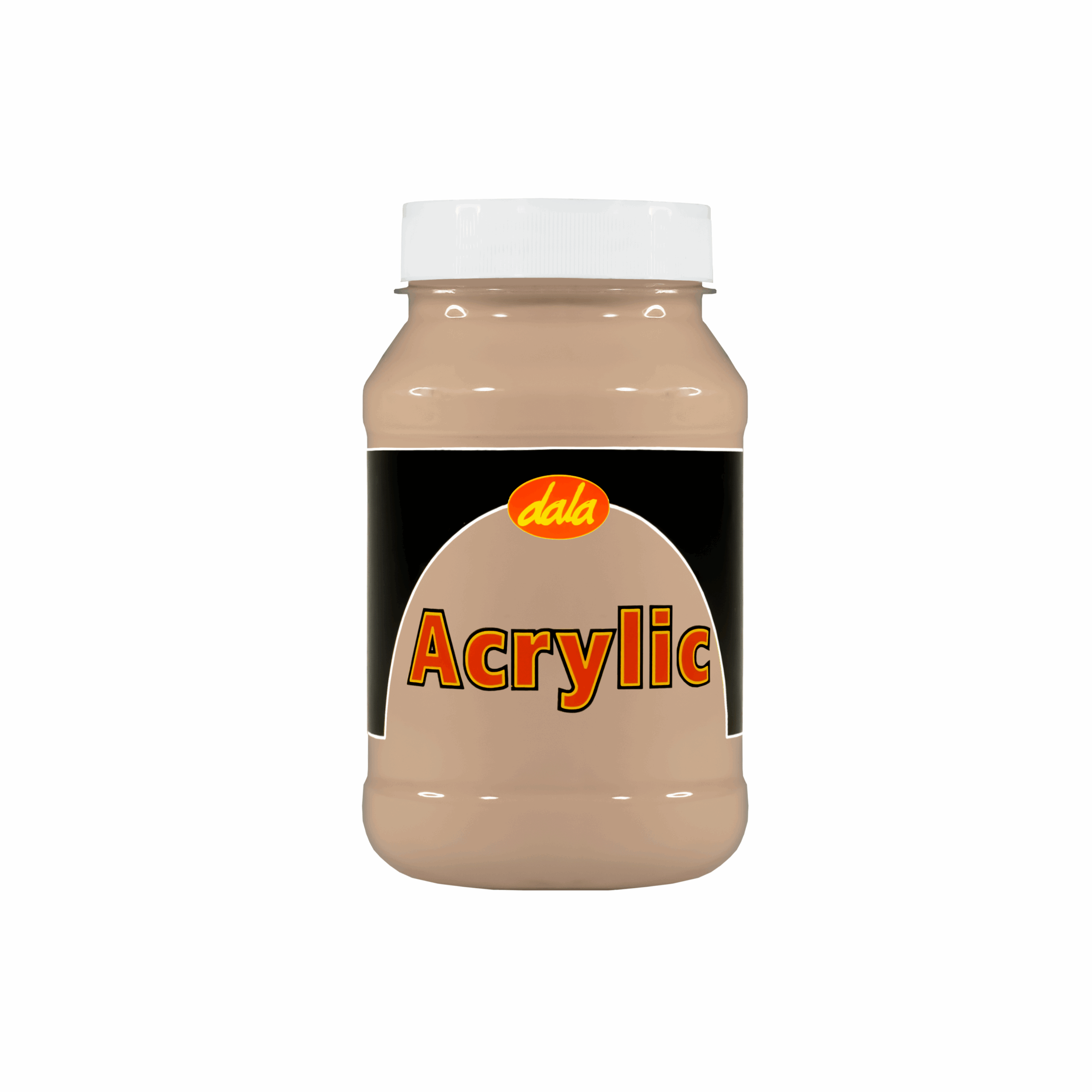Acrylic Paint 500ml Apricot Tint