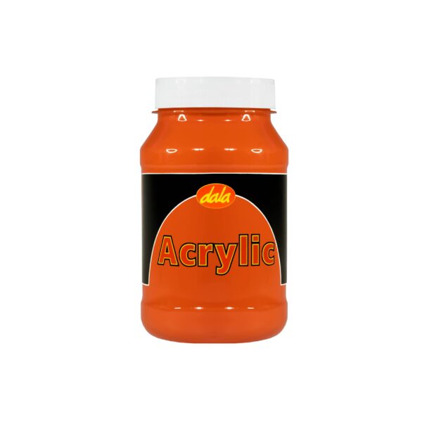 Student Acrylic 500ml Perm Orange