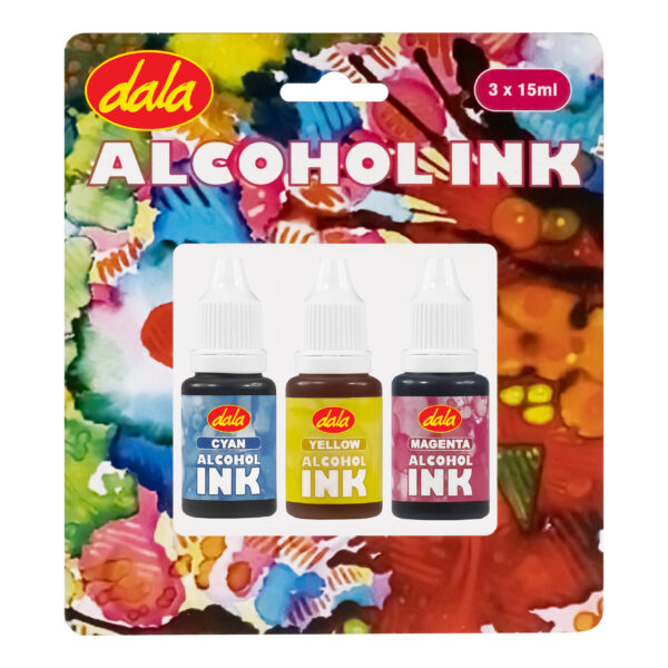 Alcohol Ink 3 X 15ml Primary Kit