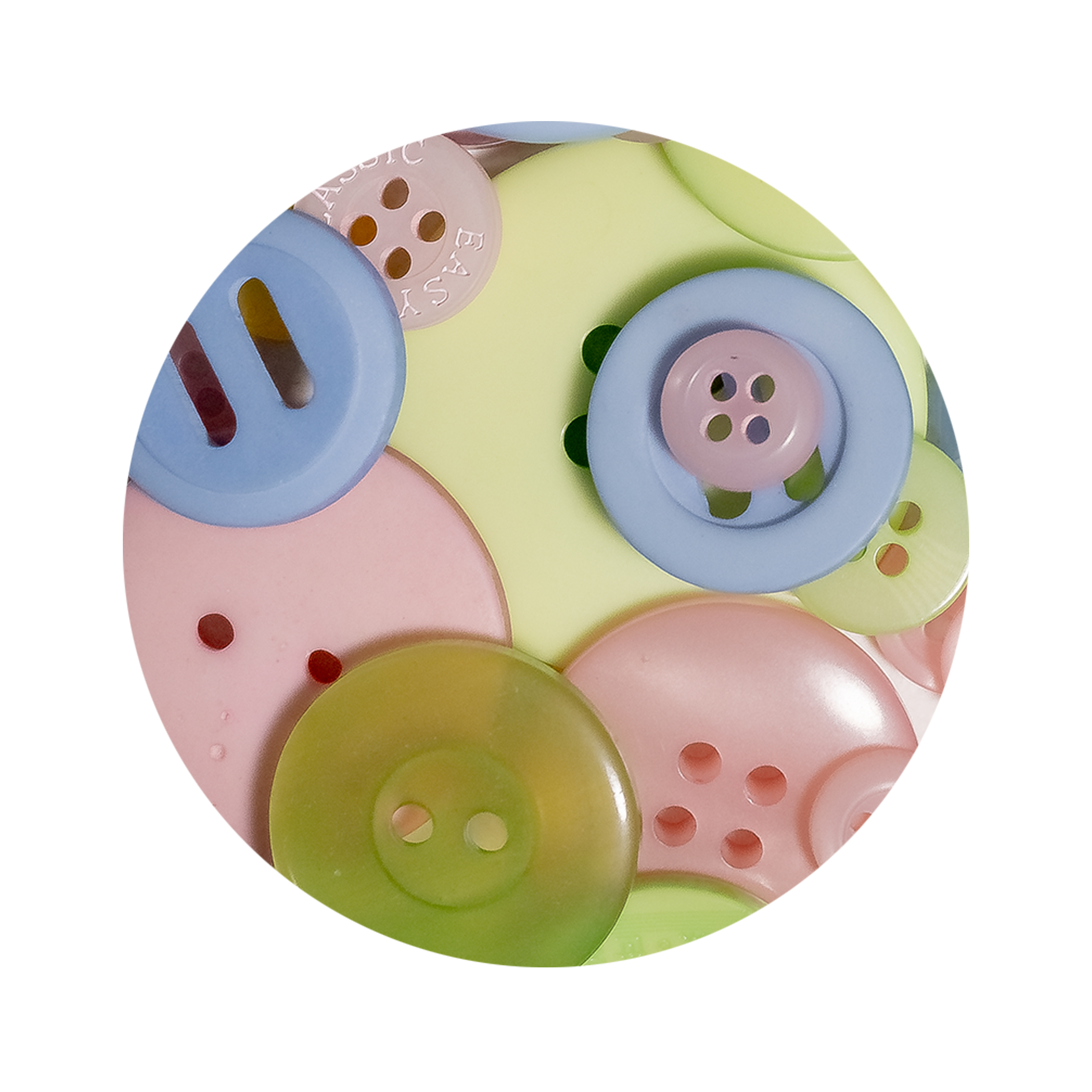 Assorted Acrylic Buttons 20g