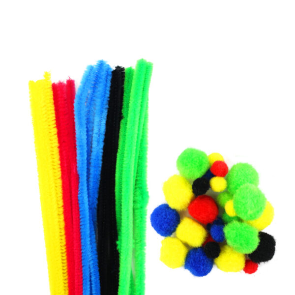 Standard Chenille Stem Ass 100Pcs