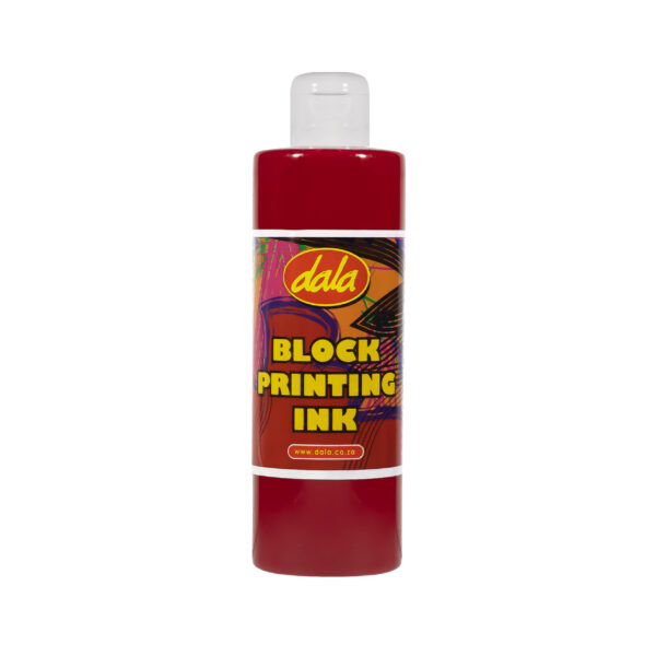 Block Printing Ink 250ml Red
