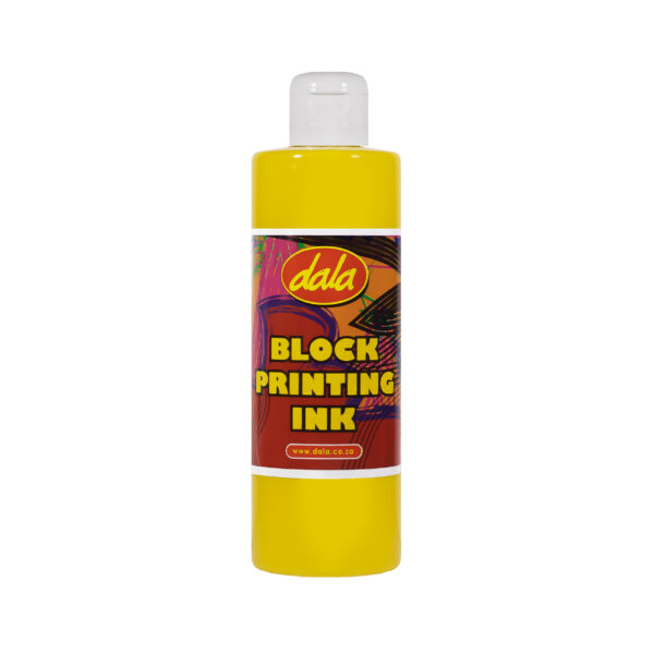 Block Printing Ink 250ml Yellow