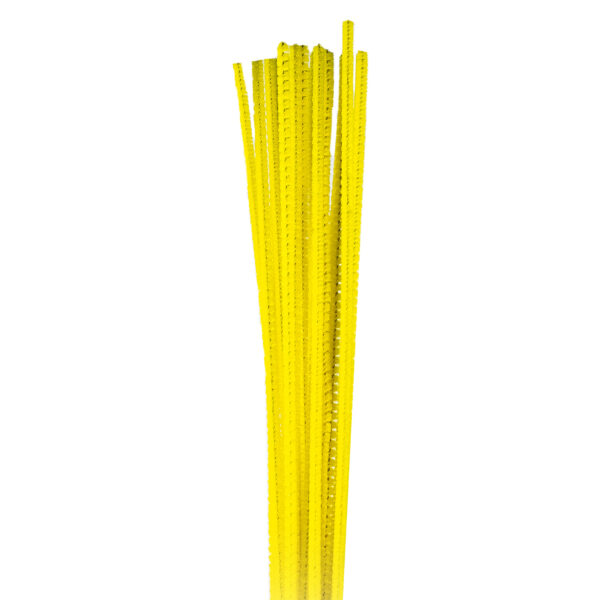 Yellow Chenille Stems 20S