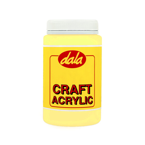 Craft Acrylic Paint 250ml Lemon