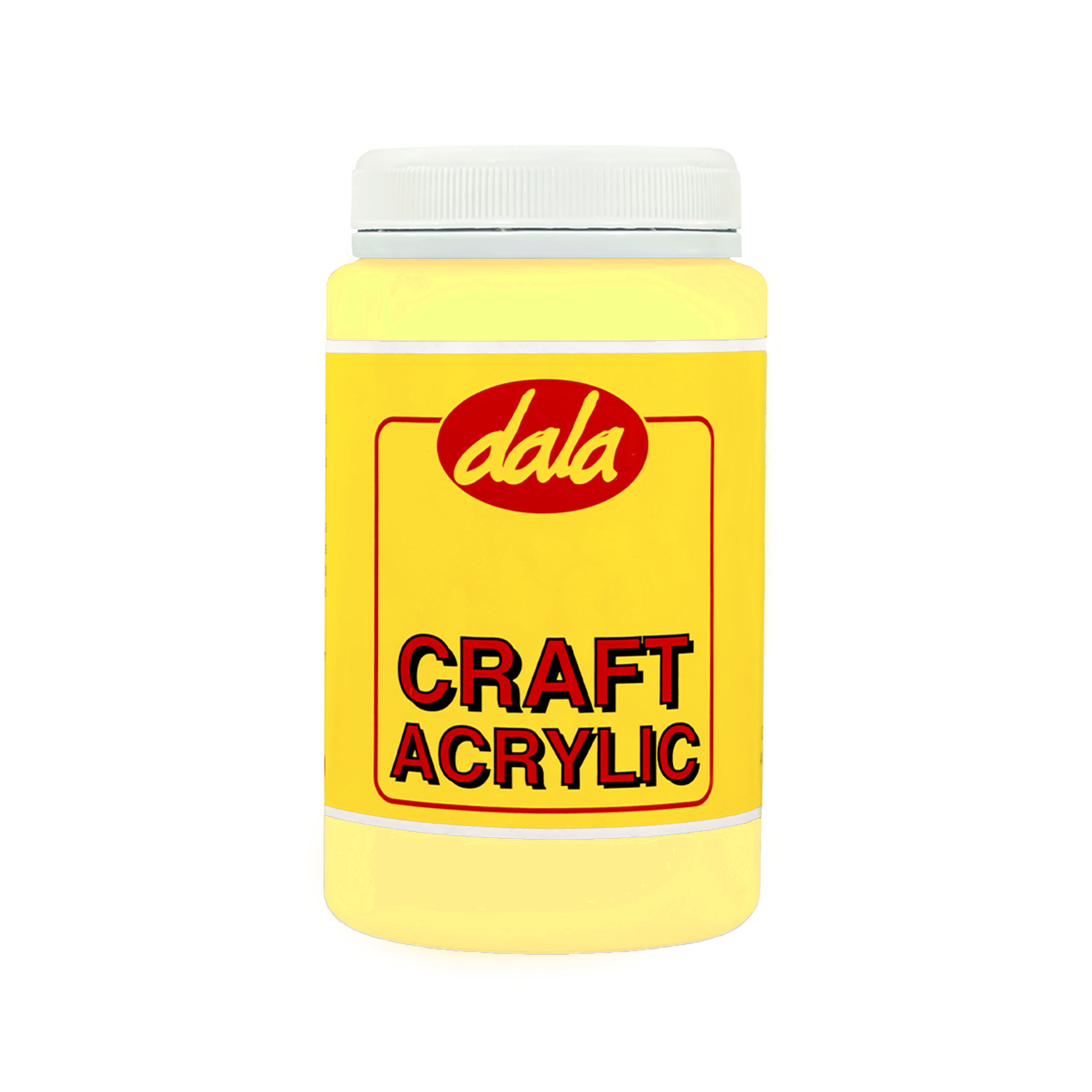 Craft Acrylic 250ml Lemon