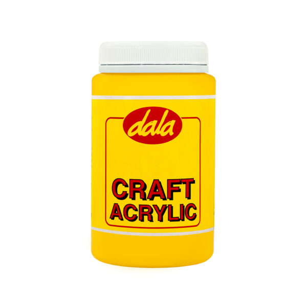 Craft Acrylic Paint 250ml Yellow