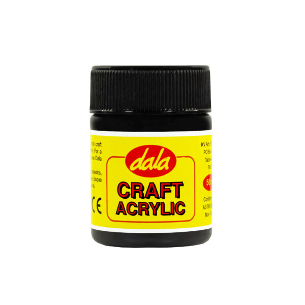 Craft Acrylic Paint 50ml Black