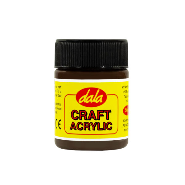 Craft Acrylic Paint 50ml Brown