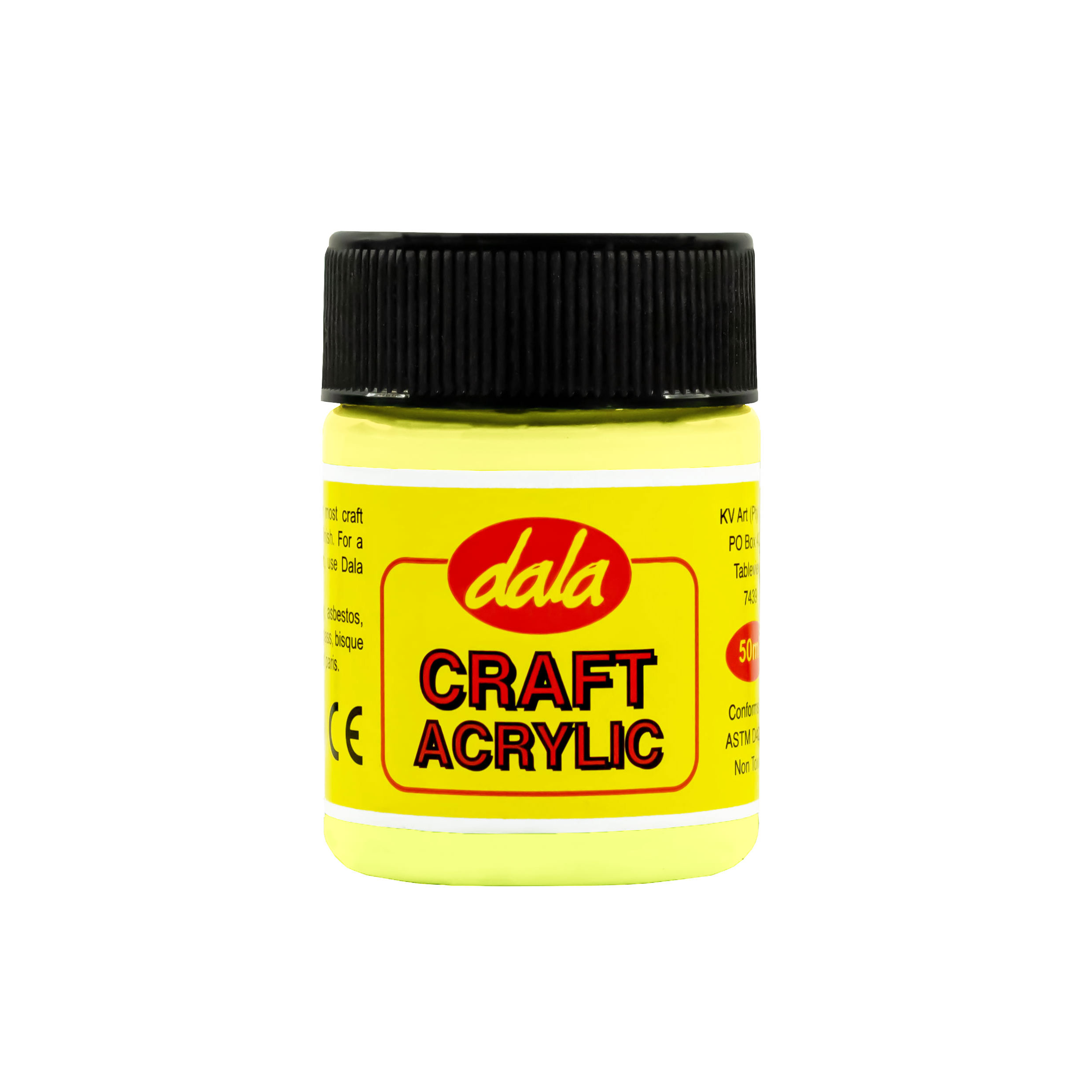 Craft Acrylic 50ml Lemon