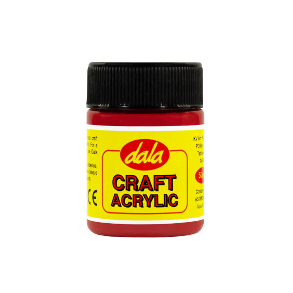 Craft Acrylic Paint 50ml Red