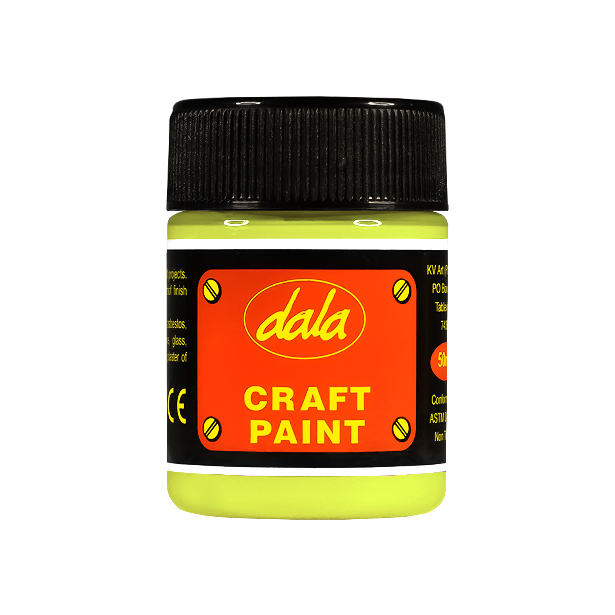 Craft Paint 50ml Lemon
