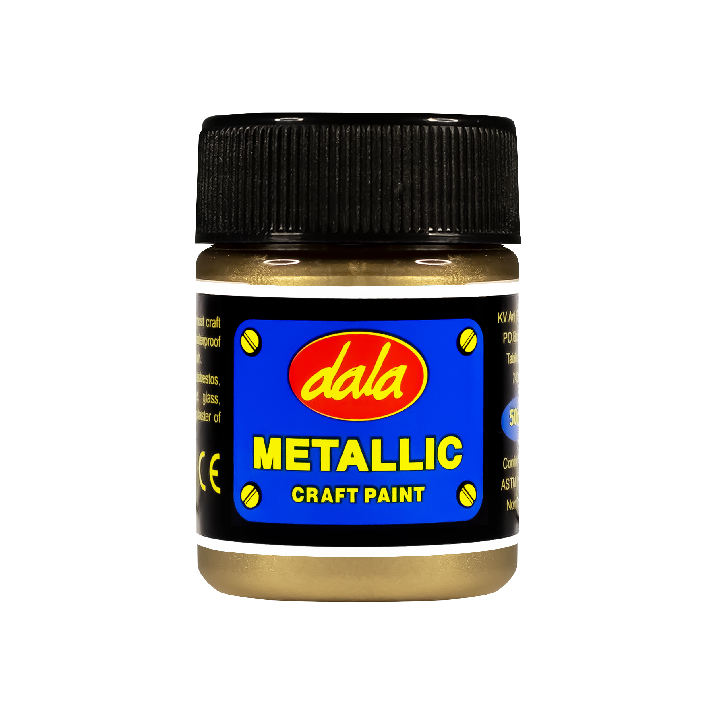 Craft Paint 50ml Pale Gold