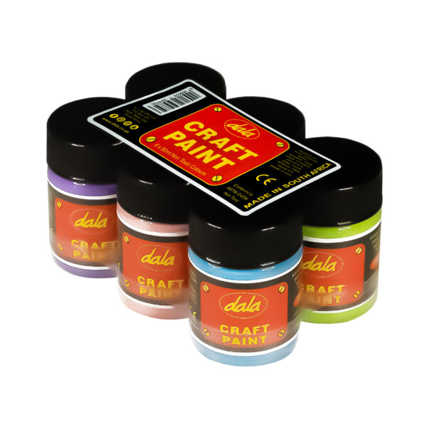 Craft Paint 6X50ml Pastel Kit