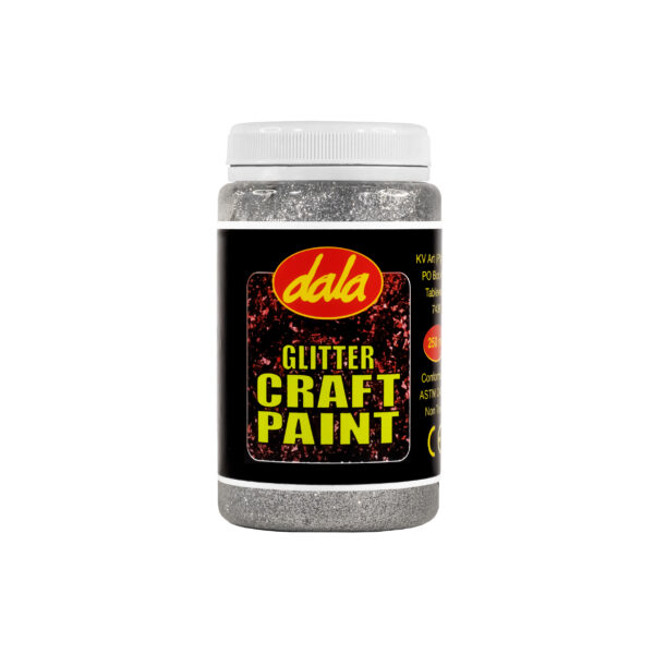 Craft Paint glitter 50ml Silver