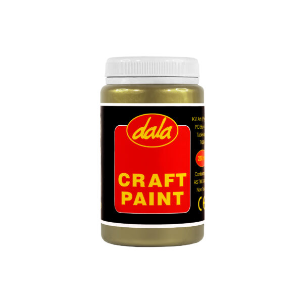 Craft Paint Metal 250ml Pale gold