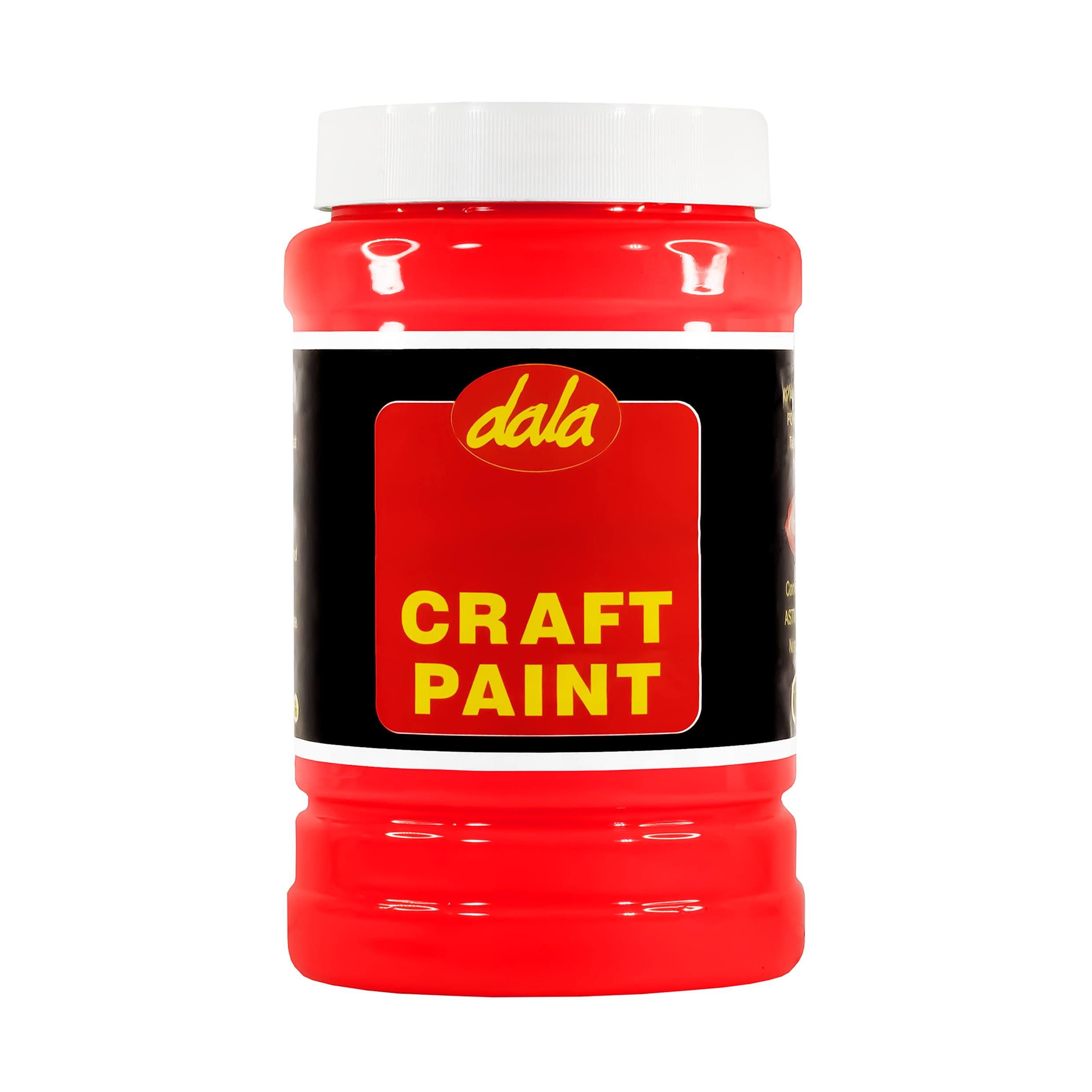 Craft Paint Neon 1L Red