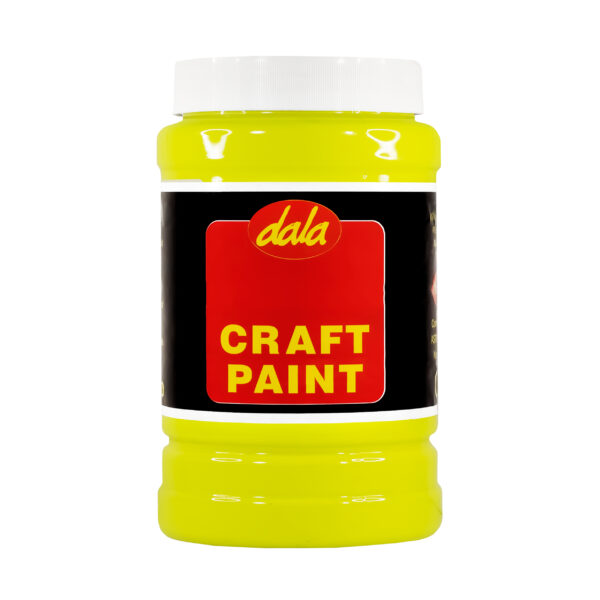 Craft Paint Neon 1l Yellow