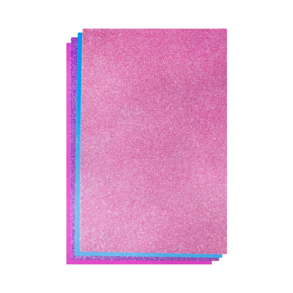 Eva glitter Pastel-(A4) 5 Sheets
