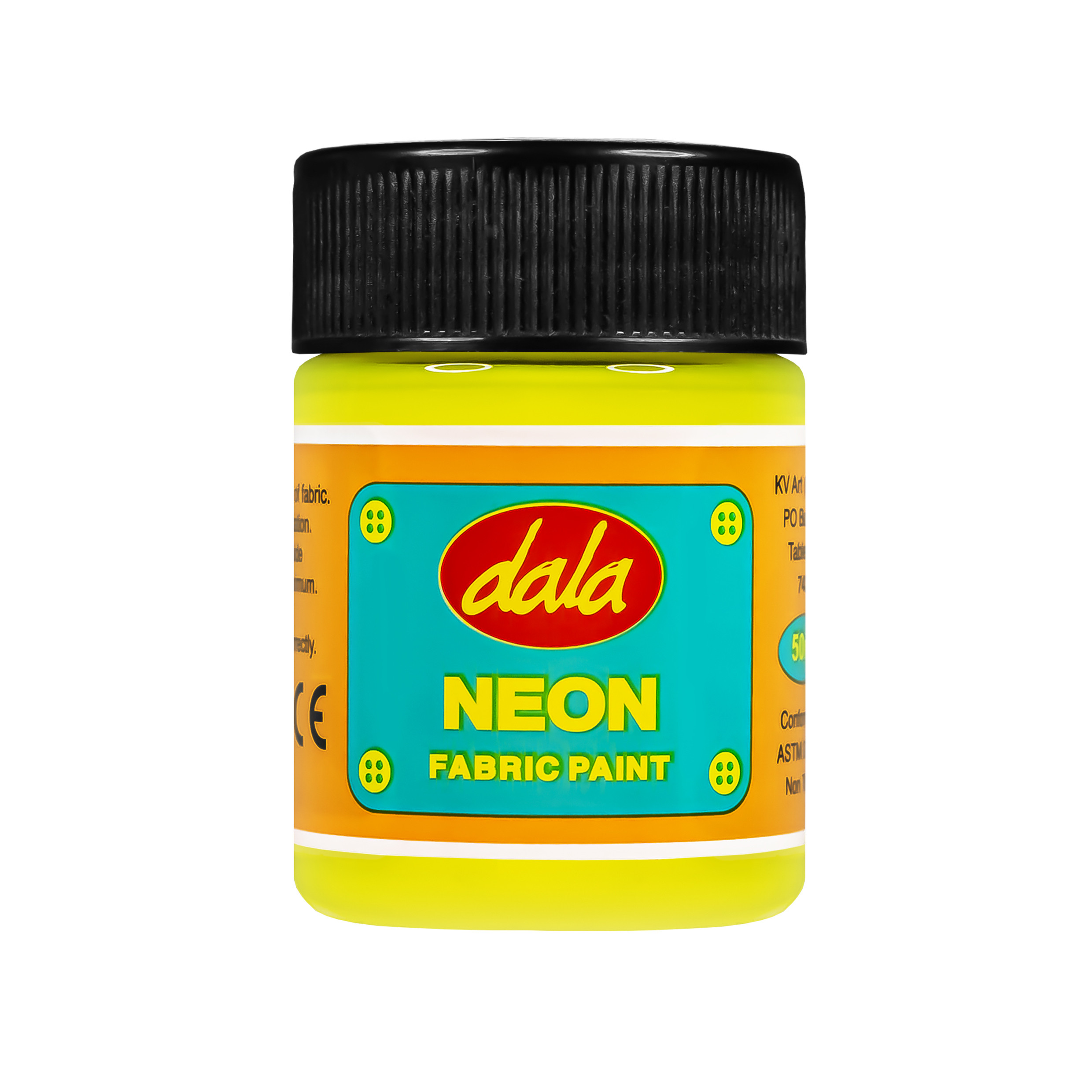 Fabric 50ml Neon Yellow
