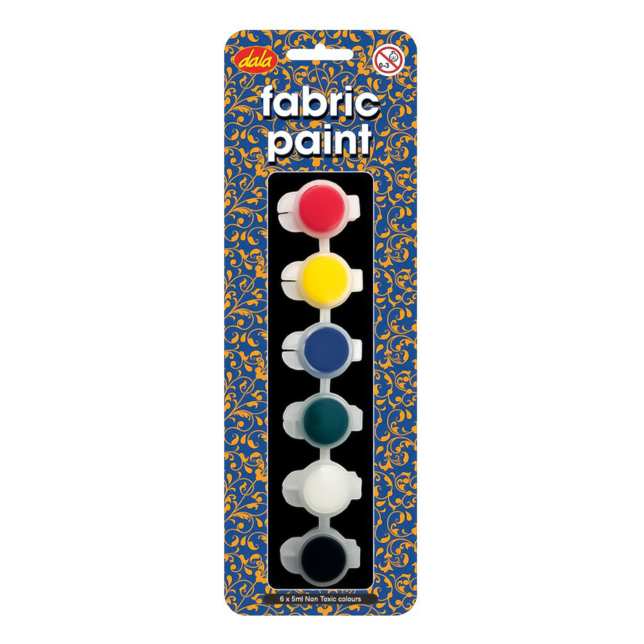 Fabric Paint 6 x 5ml