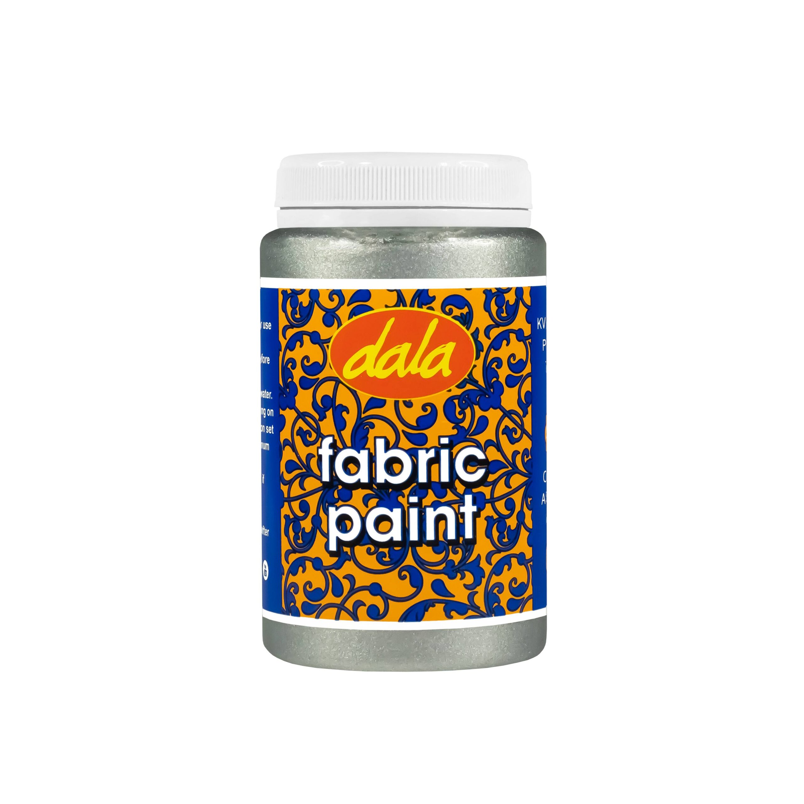 Fabric Paint Metallic 250ml Silver_result