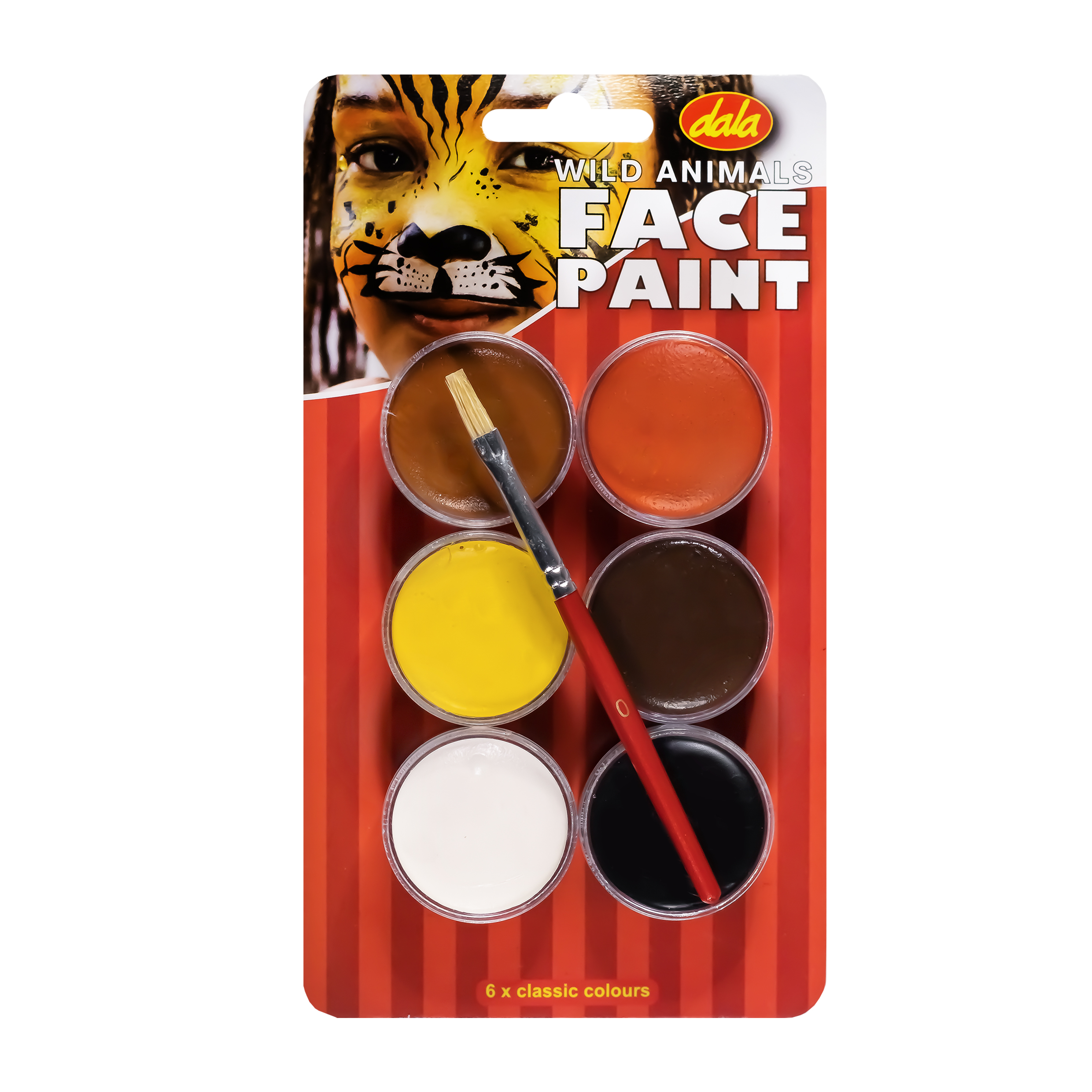 Face Paint Wild Animals Kit