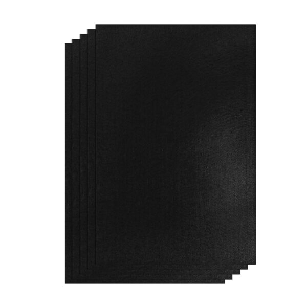 Felt Sheet Black-(A4)-1mm 5Pcs