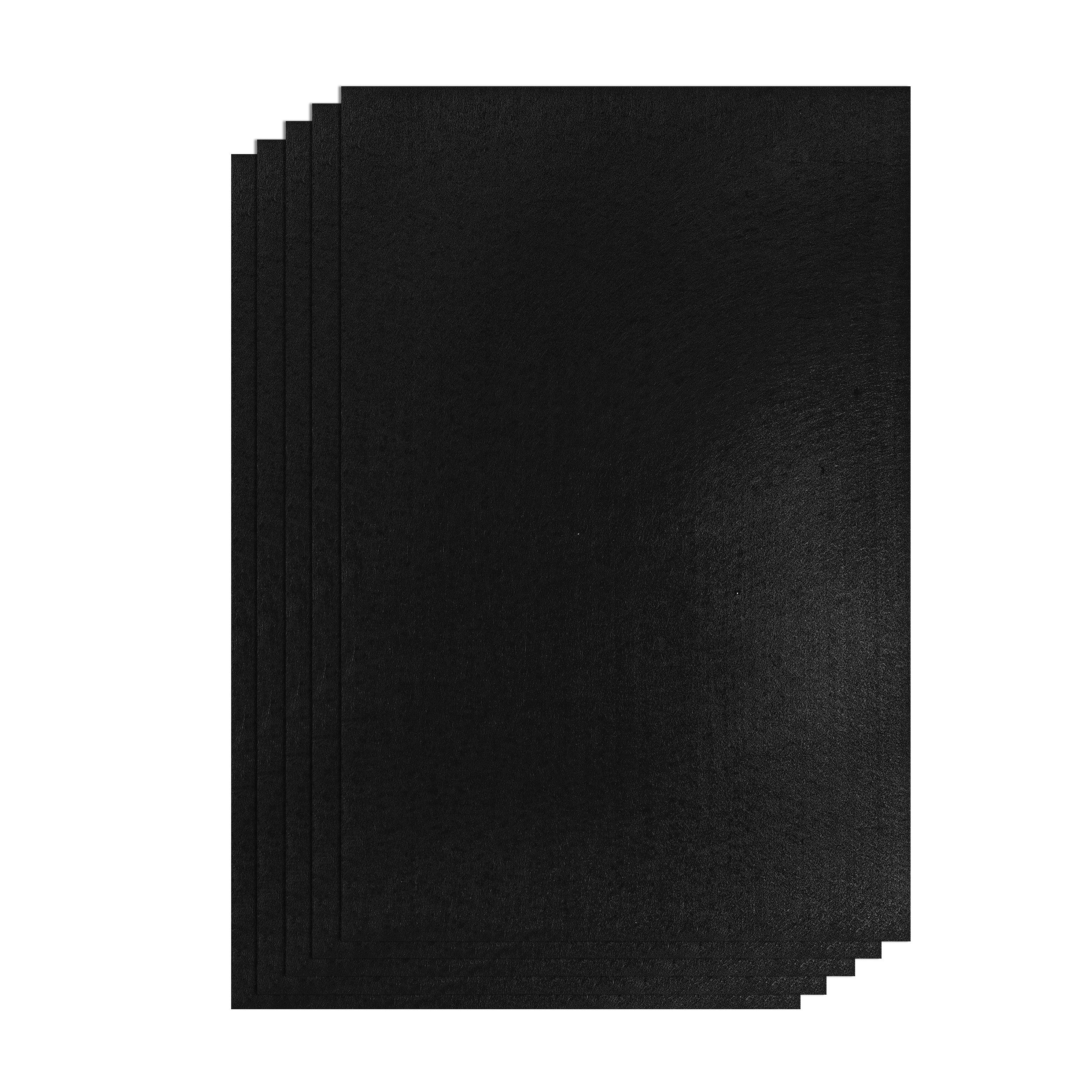 Felt A4 Black 5 pcs