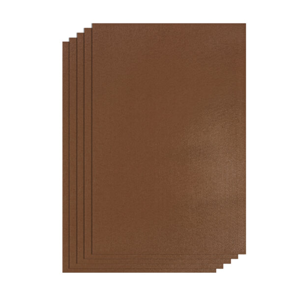 Felt Sheet Brown-(A4)-1mm 5Pcs