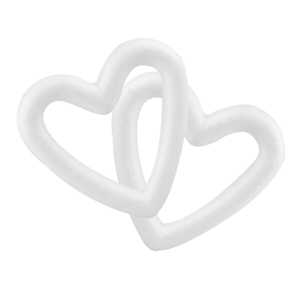 Foam Open Heart 110mm 2Pc