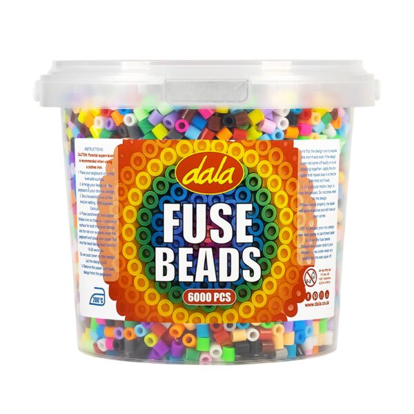 Fuse Beads Bulk 6000Pcs