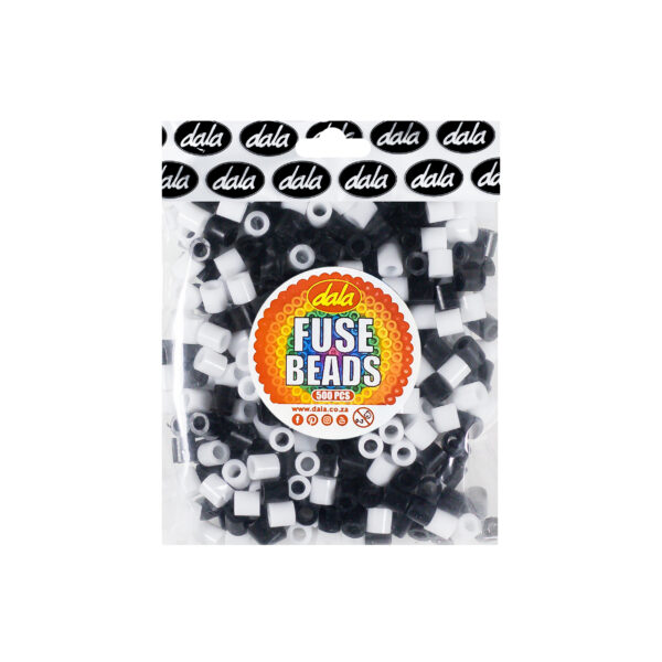 Fuse Bead 500Pcs Black/White