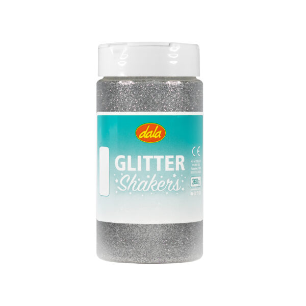 Jumbo glitter Shaker 260g Silver