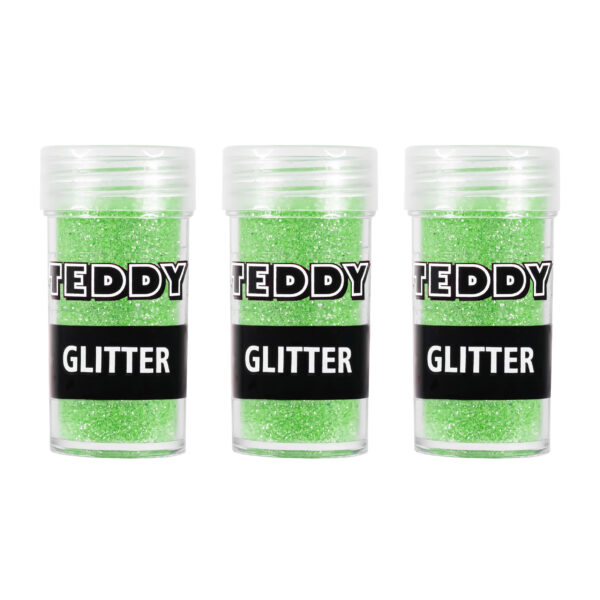 glitter Shaker green - 3 X8g