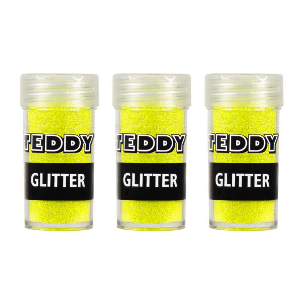 Glit. Shaker Rainbow Yellow - 3 X8G
