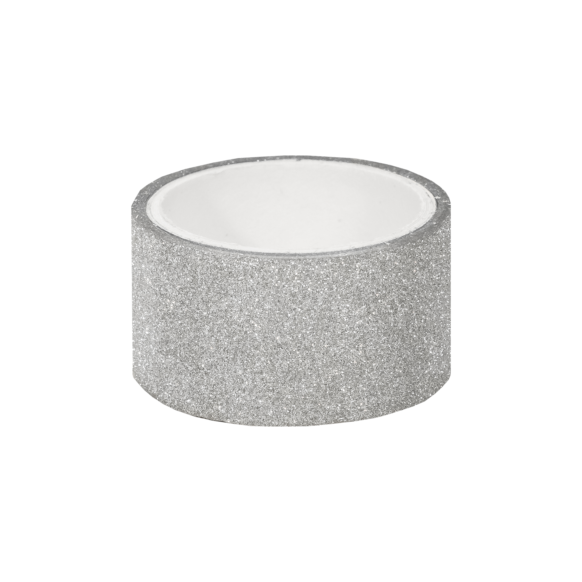 Glitter Tape Silver 25mm