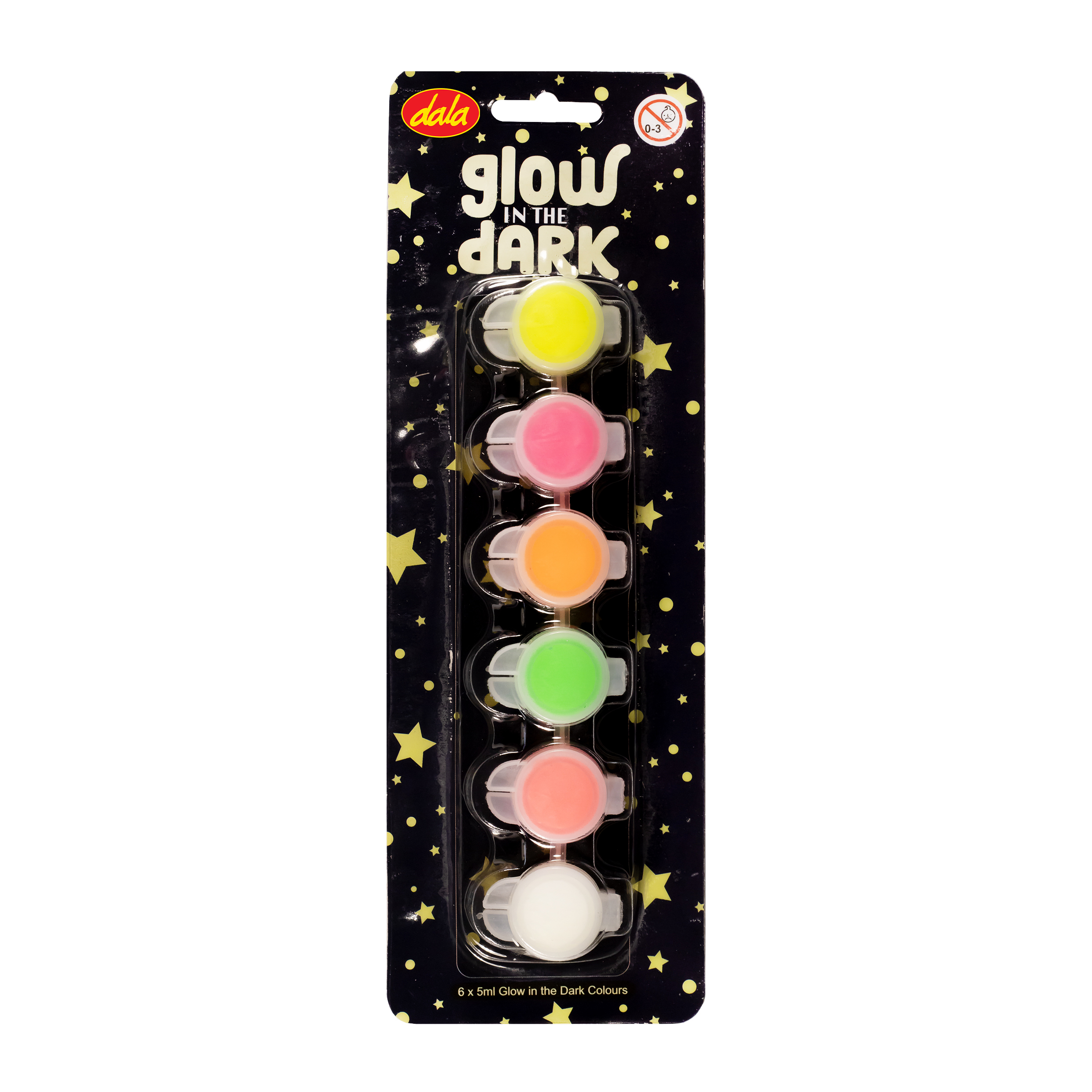 Glow In The Dark 6 x 5ml