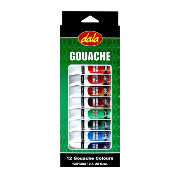 Paint Set Gouache 12 X 12Ml Tubes