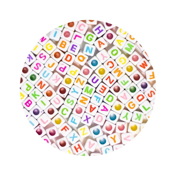 Beads Letter Acrylic 300Pcs