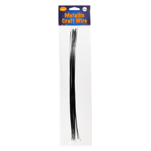 Metallic Craft Wire - Black (30Pc) N.S