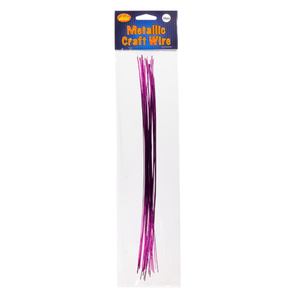 Metallic Craft Wire - Pink(30Pc)