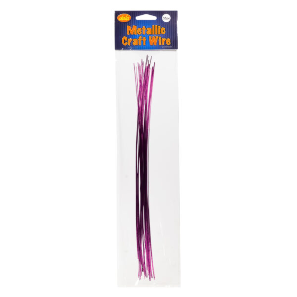 Metallic Craft Wire - Purple (30Pc)