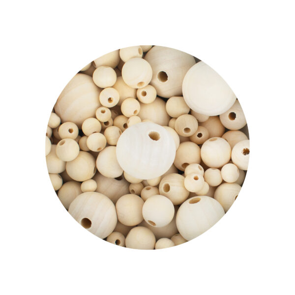 Wooden Diy Beads 8mm 50Pscs