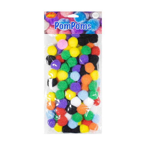 Pom Poms - (20mm + 40mm) 36Pcs Ass