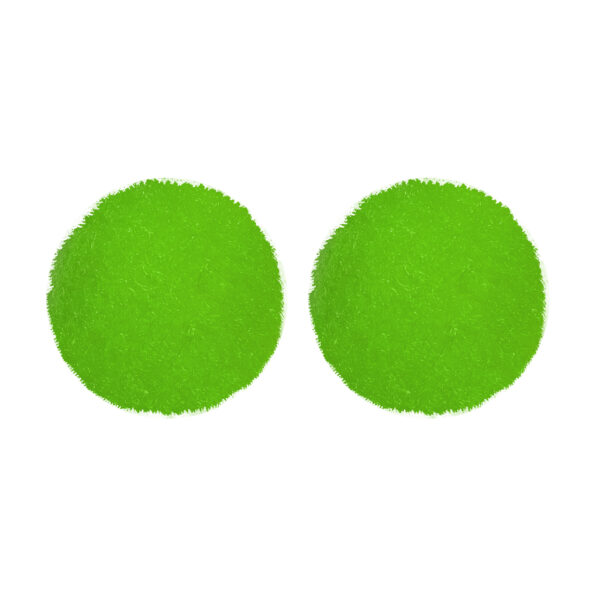 Pom Poms - green - 70mm - 2Pc