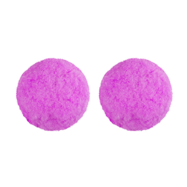 Pom Poms - Pink - 70mm - 2Pc