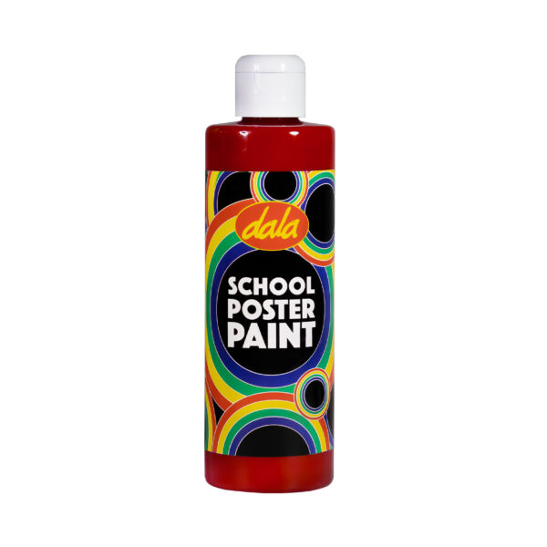 School Poster Paint 250ml Red