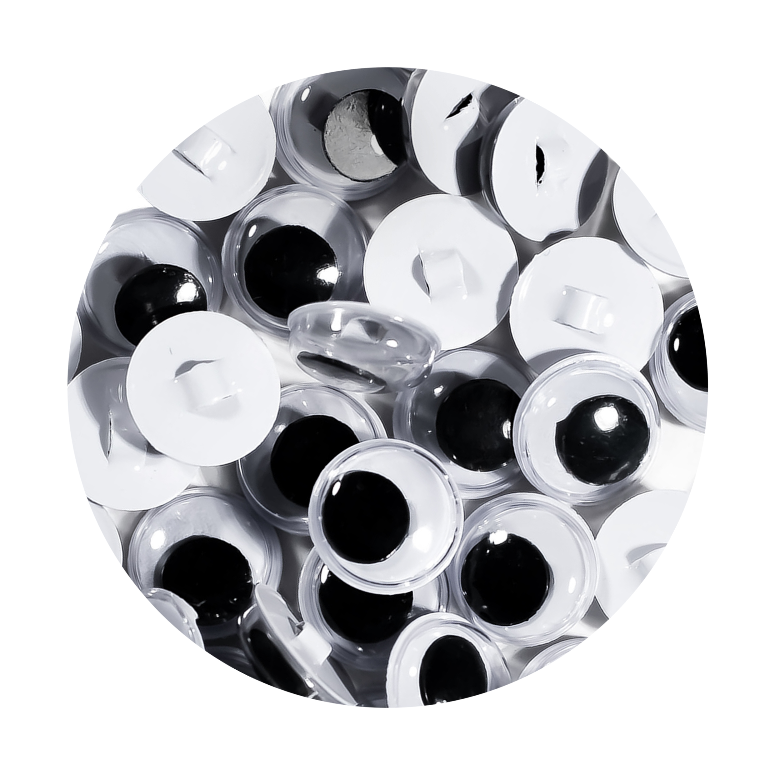 Sew-On Googley Eyes 10mm